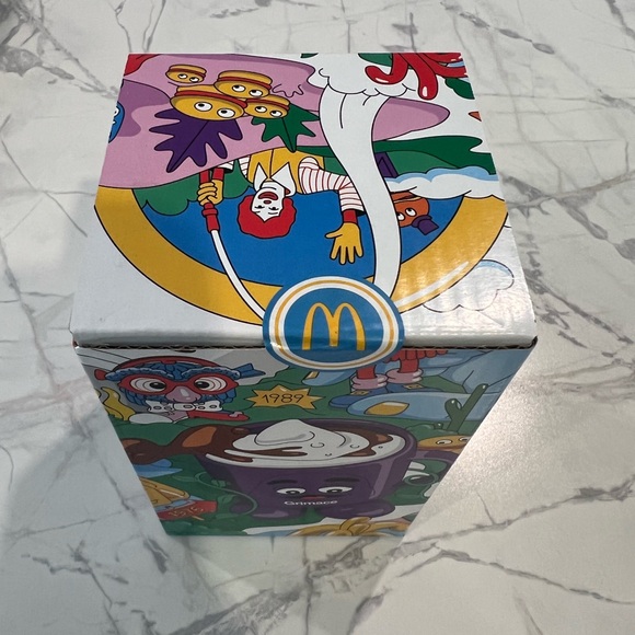 McDonald’s Canada Exclusive Collector Cup Glass Grimace Limited Edition SEALED - Picture 5 of 6
